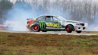 Kerényi Drift Team - Team and Media taxi at Kakucsring with M5 S38B38 supercharger