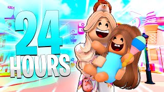Being a Mom for 24 Hours!! Cabin House on Club Roblox with Abby!