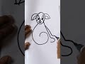 easy dog 🐕 drawing from 66 art drawing tutorial simpledrawing quickdrawing easydrawing