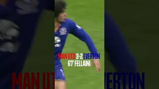 Incredible 4-4 GOAL FEST at Old Trafford! 😵‍💫 #shorts #premierleague #goals #everton #mufc
