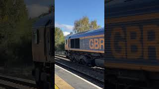 GBRf 66753 - Chesterfield 11/10/24 #gbrf #gbrailfreight #class66 #chesterfield #station #trains