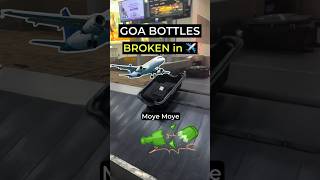 Part-3: Enni Bottles Pagilipoyayi?? Asal Em Ayindi🤷‍♂️ | Goa Bottles in Flight✈️ #goa #shorts