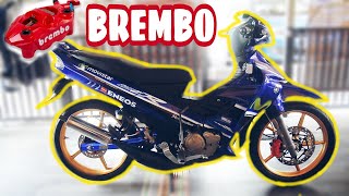 #587 UPDATE 125ZR / PASANG BREMBO CLIPER!/ PORTING BLOCK!