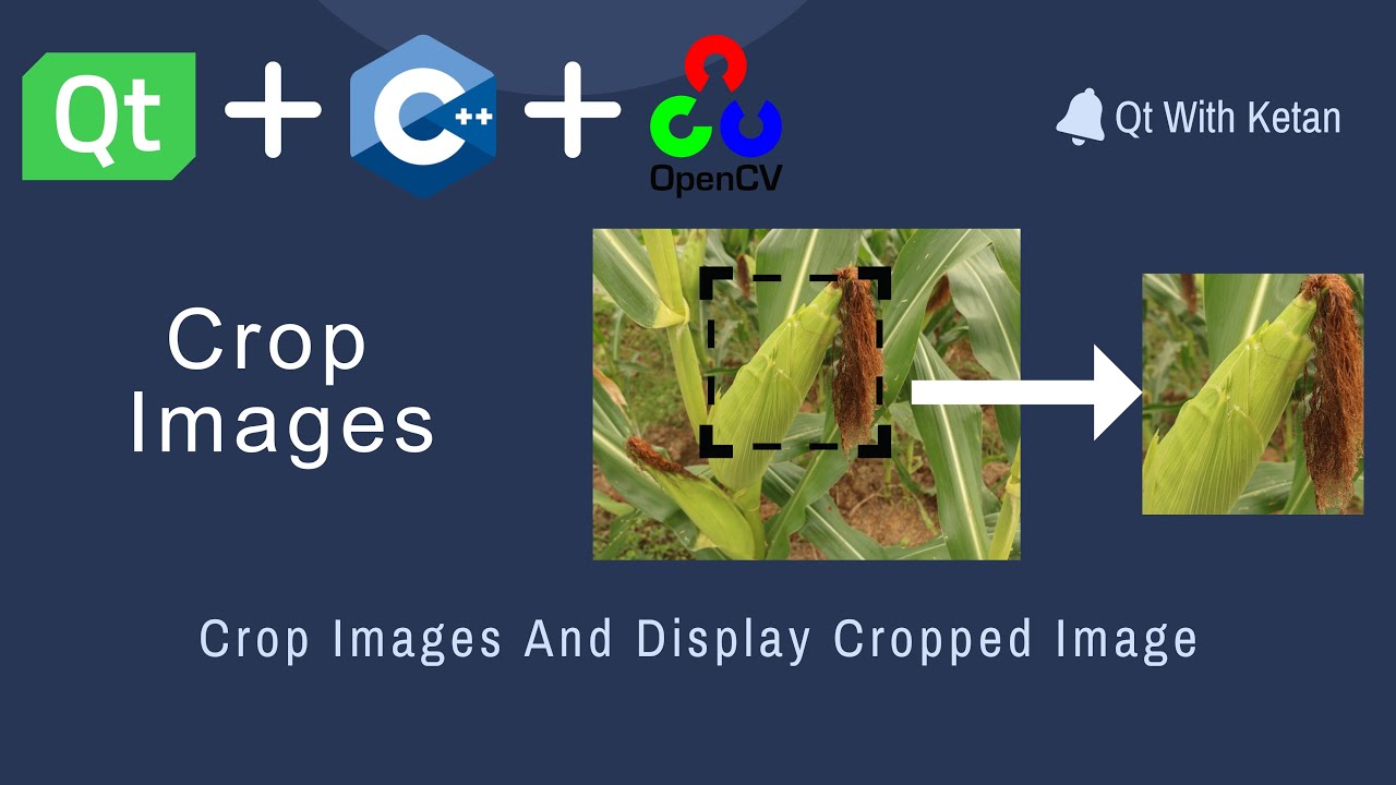 Opencv Image Cropping Computer Vision Image Processing Youtube