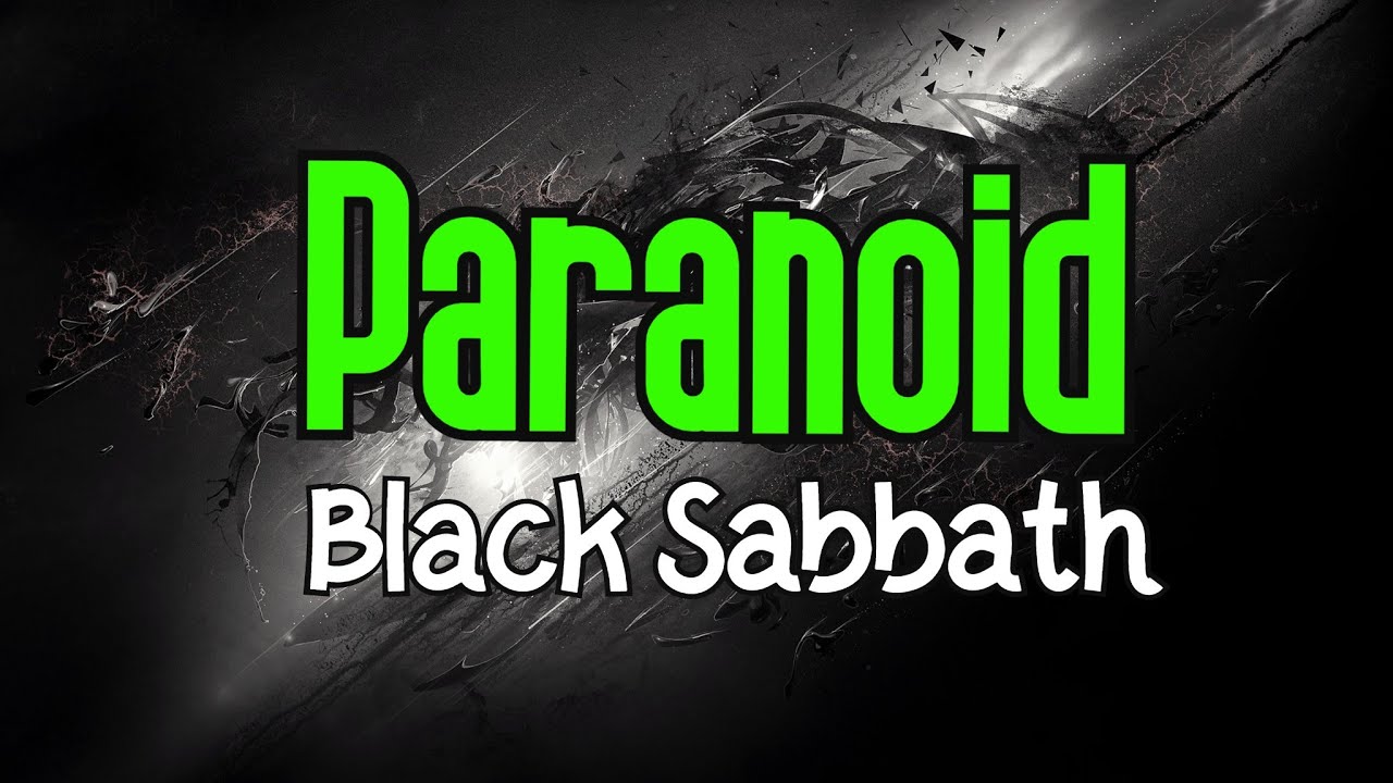 Paranoid (KARAOKE) | Black Sabbath - YouTube