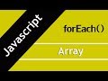 56. Array forEach method in Hindi