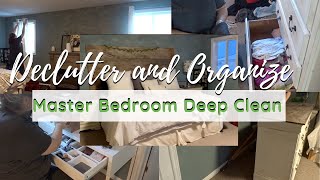 Clean With Me | Organize and Declutter 2022 | Master Bedroom Deep Clean