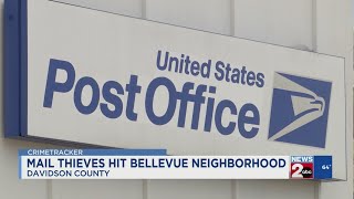 Mail thieves hit Bellevue neighborhood