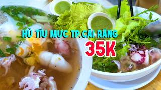 Hủ Tíu Mực 35k | Review món ăn ngon | Sắc Màu Ẩm Thực