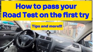 How to pass your Road Test on the first try (Road Test tips)#drivingtest #fyp #beginners #trending
