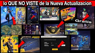 La Nueva Actualización de Free fire y sus 30 novedades Recuperacion de cuentas Nuevas Skins y emotes