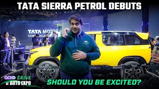 2025 Auto Expo | TATA SIERRA PETROL DEBUTS | LAUNCH IN 2025