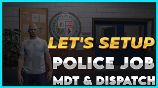 QBCore - Police Job Setup Full | FiveM Roleplay Scripts | FiveM Tutorial 2024 | MJ DEVELOPMENT