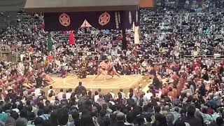 Osaka Basho 2023 day 7: Asanoyama vs Shonannoumi【令和５年三月場所・大阪】　七日目　朝乃山対湘南乃海