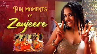 Pujita Ponnada Fun Moments from Zanjeere Song | Behind the scenes | Folk Song | Ram Master