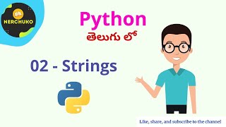 02 - Strings in Python || Python in Telugu || Python Tutorial for beginners