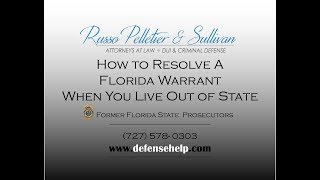Out Of State Warrants
