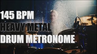 HEAVY METAL - Drum Metronome Loop - 145 BPM