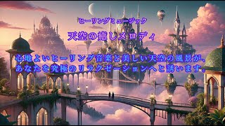 「天空の癒しメロディ」「心地よいヒーリング音楽と美しい天空の風景が、あなたを究極のリラクゼーションへと誘います。」