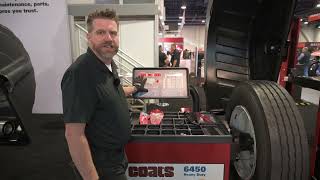 Coats 6450 Heavy Duty Wheel Balancer Demo | SEMA 2024