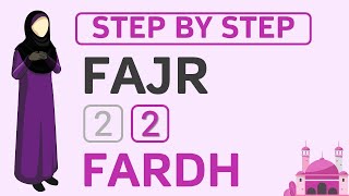 Learn How to Perform 2 Rakat Fardh Fajar Salah - Step-by-Step Prayer Tutorial - Girl Hanafi Method