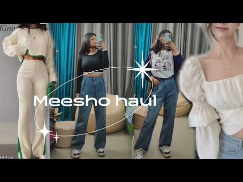 Meesho Huge Western Korean Tops Co Ord Set Haul Youtube