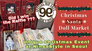 BJD Christmas Vlog / Santa Doll Market at Nine9Style Shop \u0026 Café / Did I Win the Raffle? / Seoul