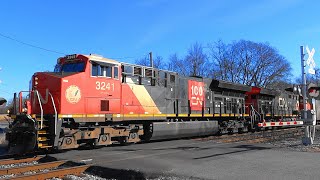 Canadian National 💯th Anniversary Unit Leading CSX Ethanol Train