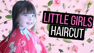 Kid's Haircut for Little Girls | Toddler Girl's Haircut Tutorial