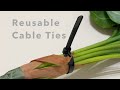 Reusable Cable Ties - Fixson Releasable Multi Purpose Zip Ties