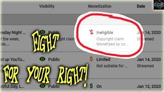 FALSE COPYRIGHT CLAIMS on YOUTUBE! new scam.....