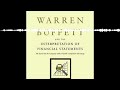 Warren Buffett and Interpreting Financial Statements