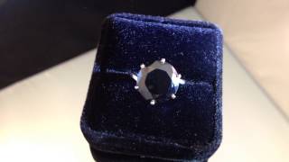 6.95cts Black Diamond