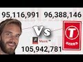 🔴 LIVE PewDiePie vs T-Series - Most Subscribed YouTube Channel Live Sub Count! 🔴