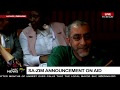 SA-Zimbabwe announcement on aid