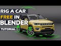 Blender Tutorial- Rigging a Car FREE in Blender  (Easy Beginner Tutorial)