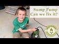 Sump Pump: Can We Fix It? - Okie School of Adventure