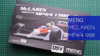 Meng 1/24 McLaren MP4/4 1988 (CS-007) Review