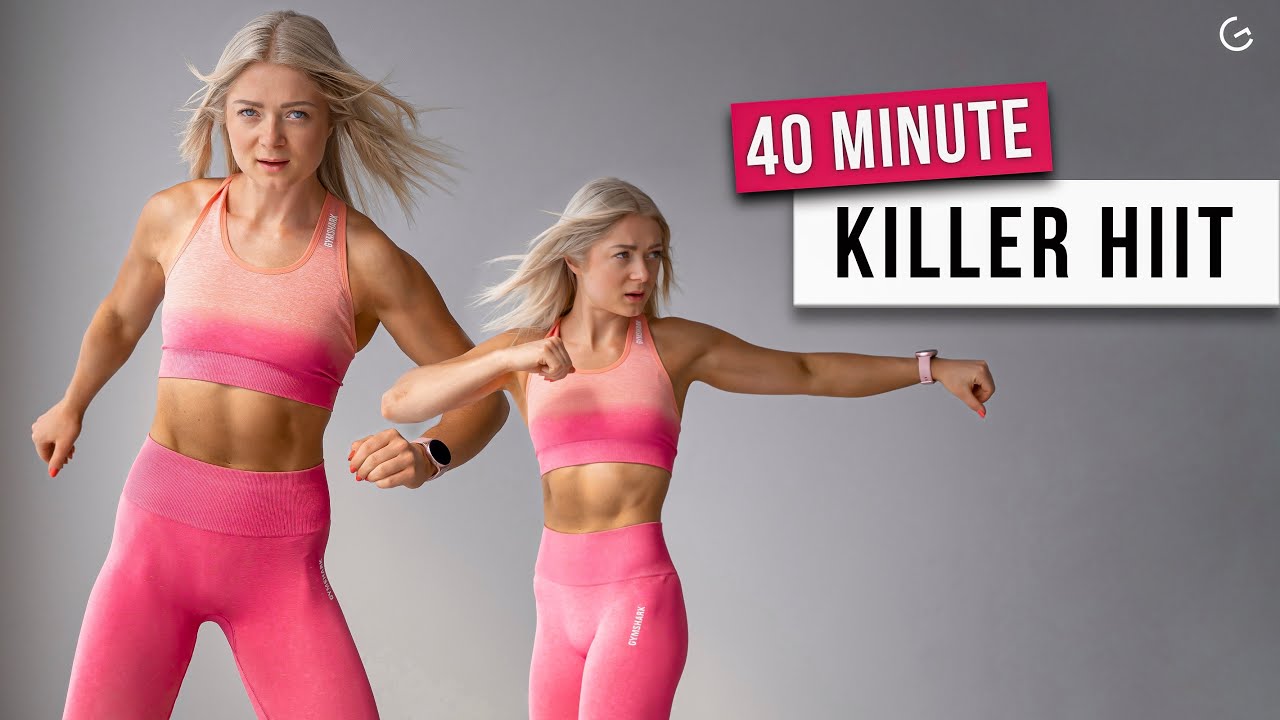 40 Min Killer Hiit Workout Full Body No Repeat No Equipment Burn