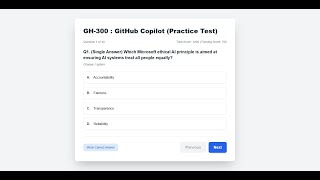 GitHub Copilot Certification - Practice Test