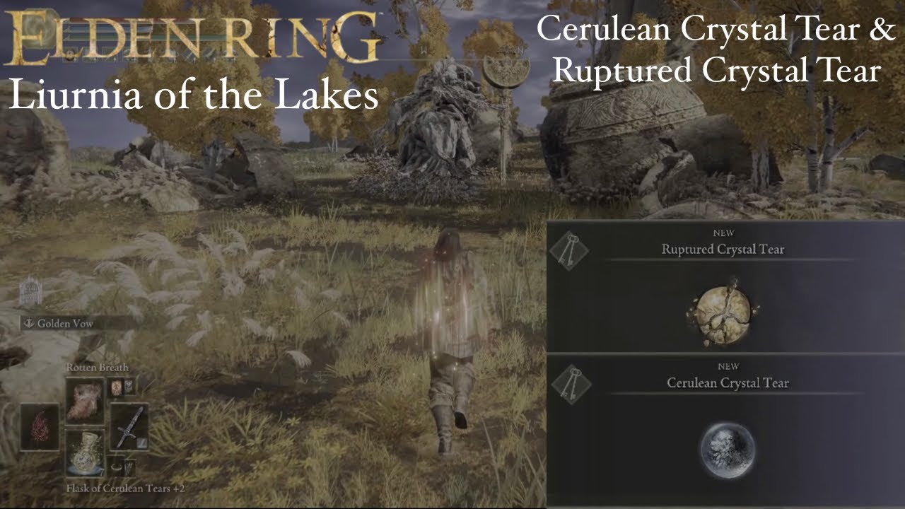 Elden Ring- Liurnia Of The Lakes- Erdtree Avatar, Cerulean Crystal Tear ...