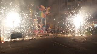 Mascletà Nocturna - Falla Cadiz Los Centelles - Pirotecnia RICASA - 16/03/'19 - Fallas 2019