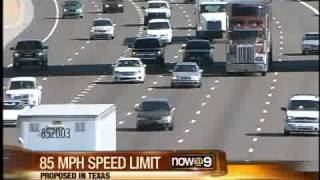 Texas House OKs 85-mph speed limit