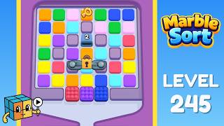 Marble Sort Level 245 Walkthrough Solution