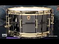 ludwig 14x6.5 black beauty snare drum with brass hardware and tube lugs lb417bt