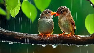 Relaxing Birds and Rain Sounds with Piano Music 🕊️ Healing Music For Stress Relief 🌧️