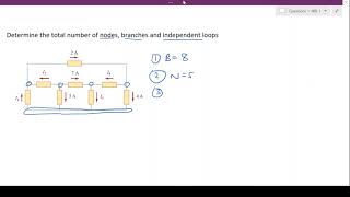 Nodes, Branches and Loops example 1