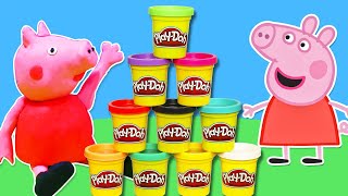 How to Make Play Doh Peppa Pig Step by Step | Easy DIY Clay Art for Kids | Hooplakidz HowTo