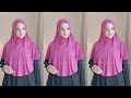 DIY! Instant hijab cutting and stitching tutorial