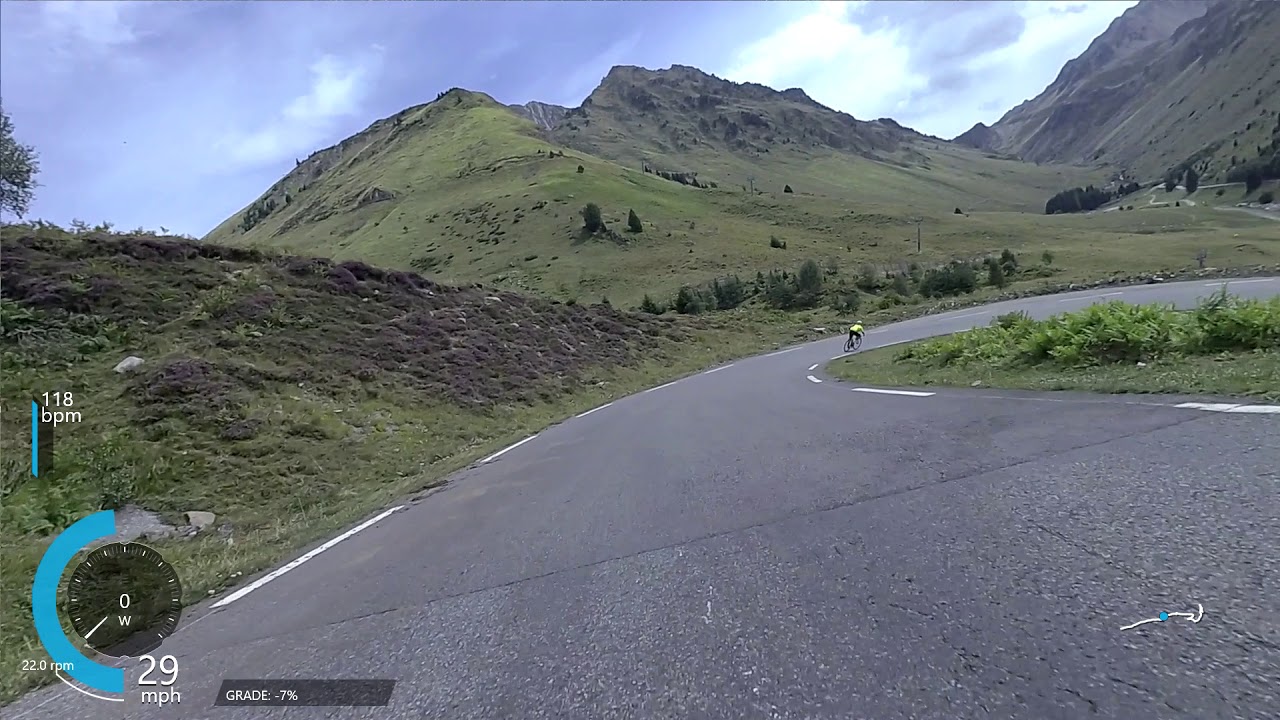 Col Du Tourmalet Descent To Luz Saint Sauveur - YouTube